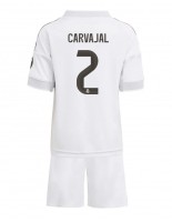 Real Madrid Daniel Carvajal #2 Kotipaita Lasten 2025-26 Lyhythihainen (+ shortsit)